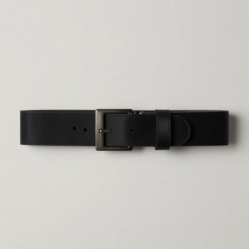 Black waist belt, illustration of this kind of item
