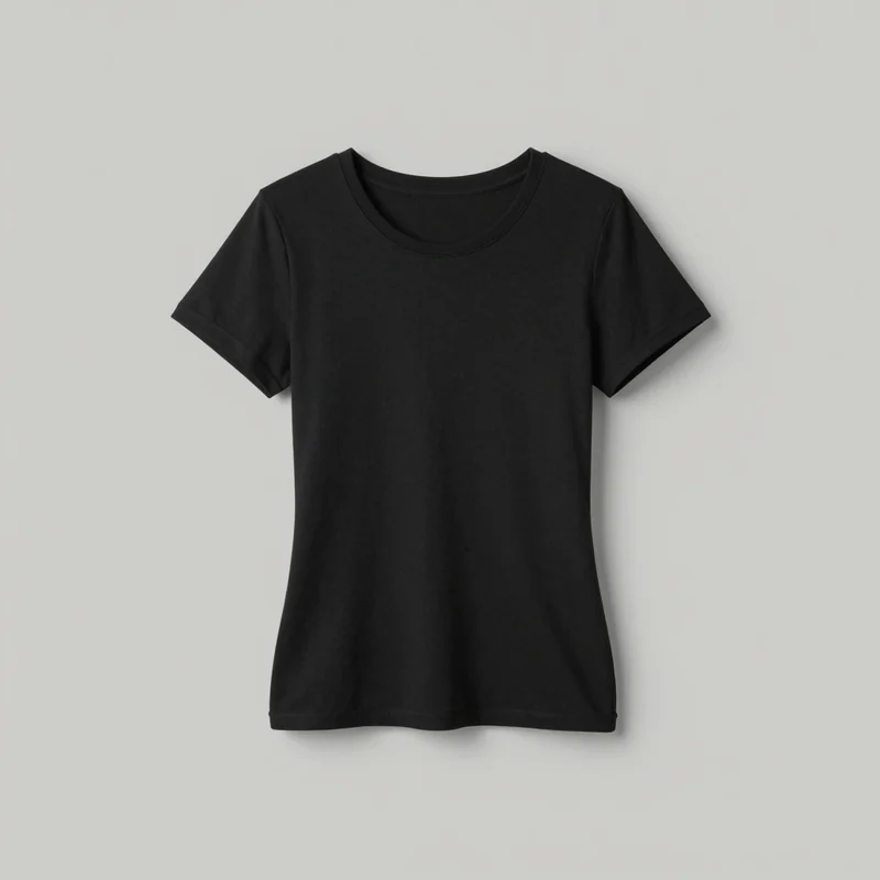 Black tee, illustration of this kind of item