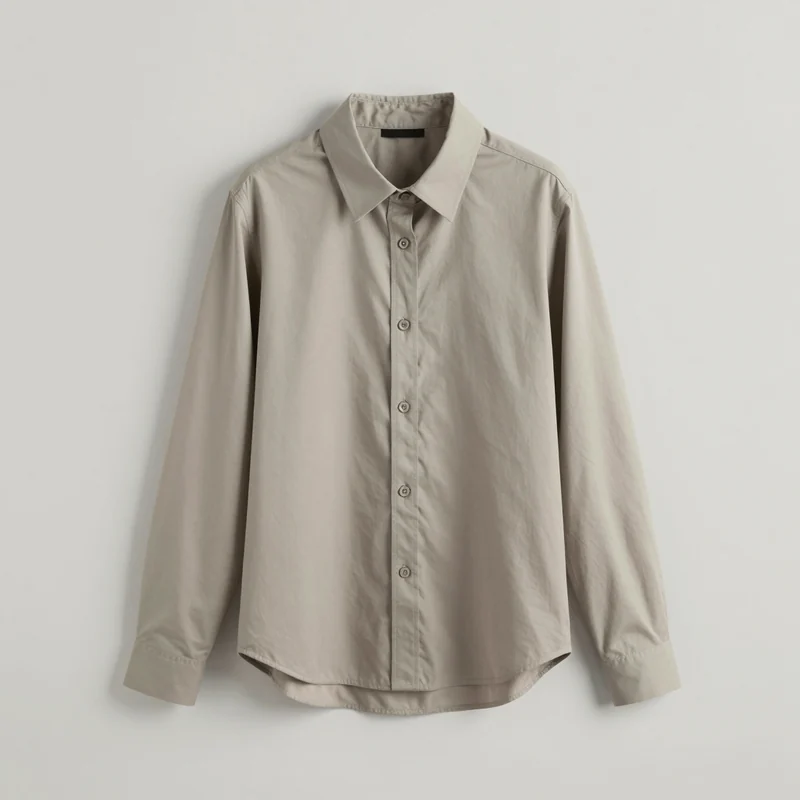 Long sleeve button up shirt, illustration of this kind of item
