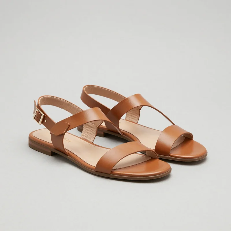 Flat sandals, illustration of this kind of item