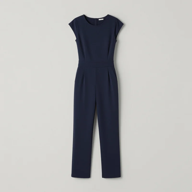 Navy jumpsuit, illustration of this kind of item