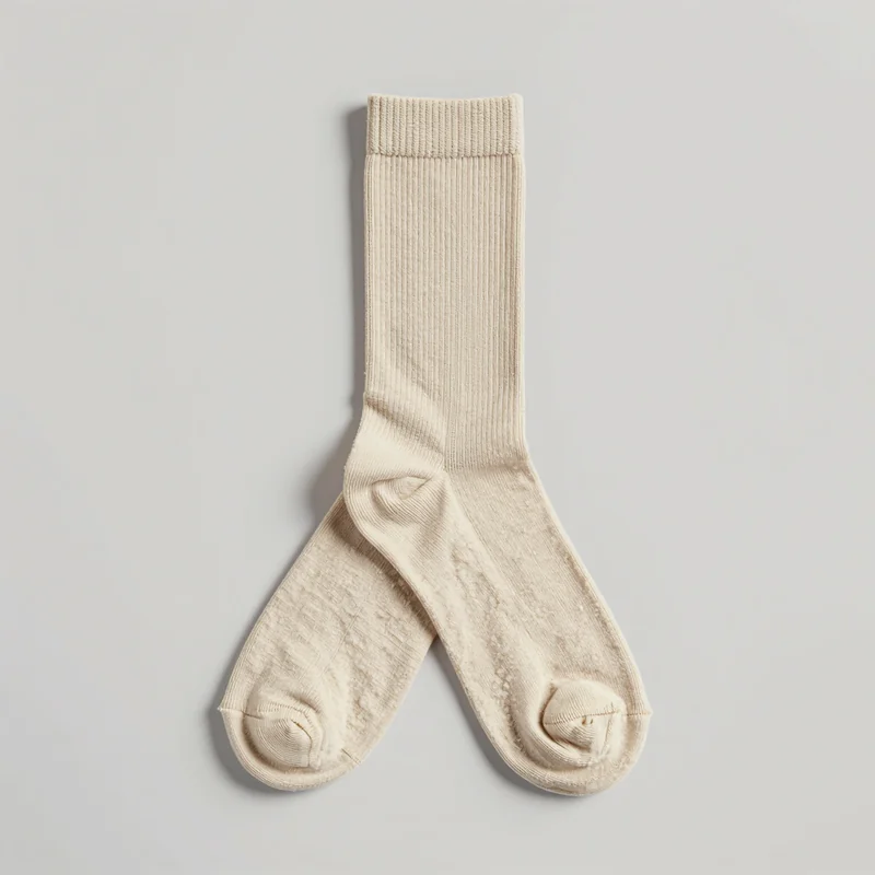 Ivory socks, illustration of this kind of item