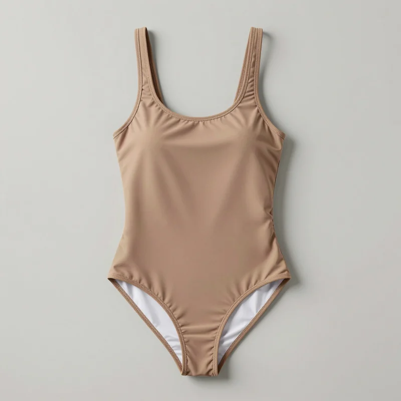 One piece swimsuit, illustration of this kind of item