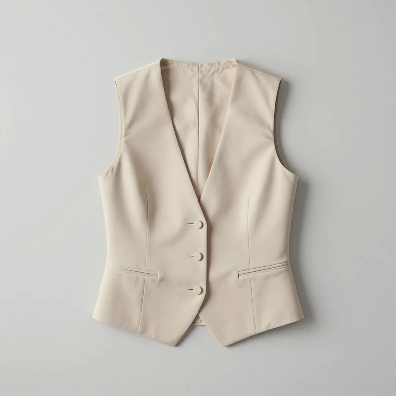 Tailored waistcoat, illustration of this kind of item
